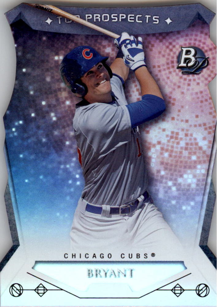 2014 Bowman Platinum Top Prospects Die Cuts #TPKB Kris Bryant