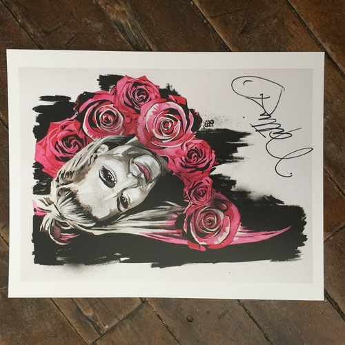 Natalya SIGNED 11 x 14 Rob Schamberger Print