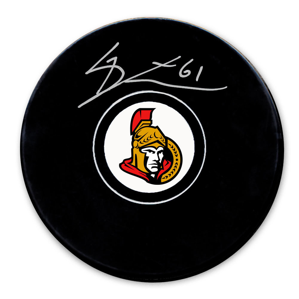 Mark Stone Ottawa Senators Autographed Puck