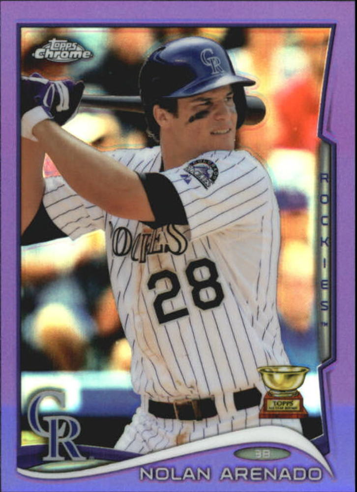 2014 Topps Chrome Purple Refractors #216 Nolan Arenado
