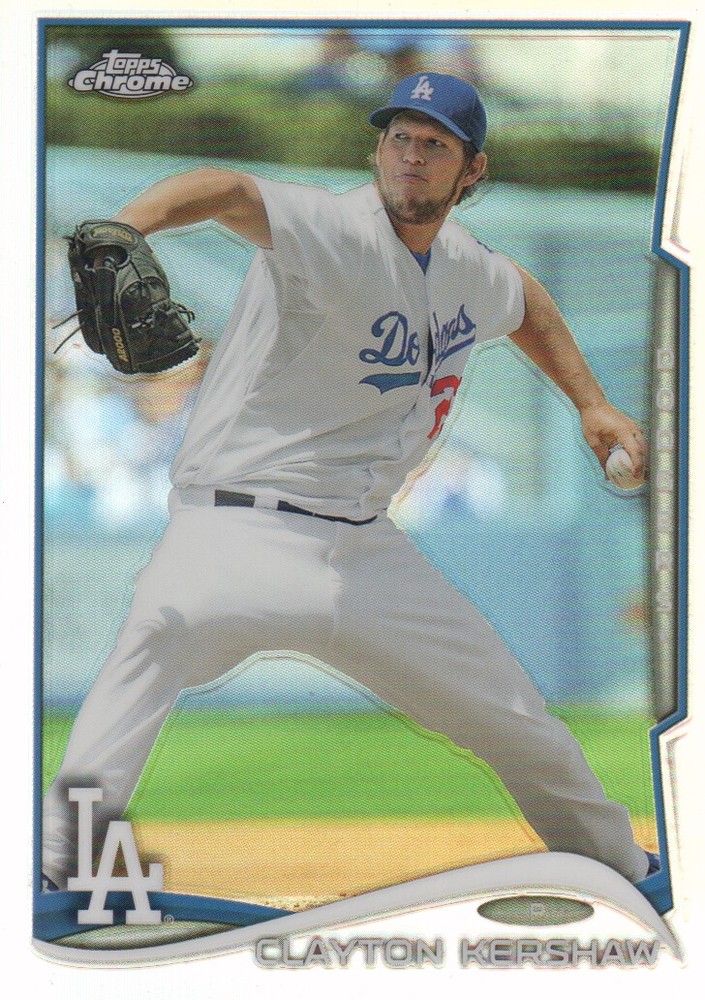 2014 Topps Chrome Refractors #100 Clayton Kershaw