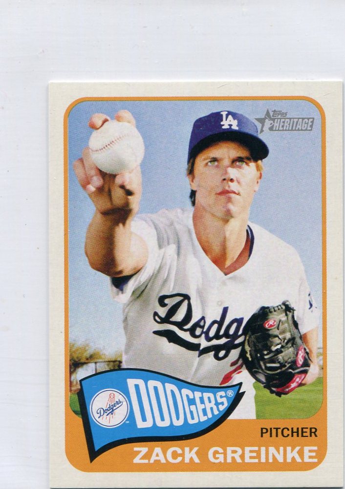2014 Topps Heritage Mini #260 Zack Greinke 005/100