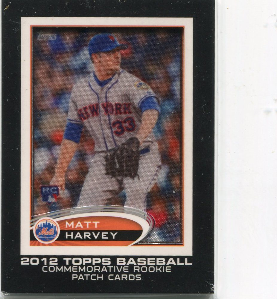 2014 Topps Manufactured Commemorative Rookie Card Patch #RCP18 Matt Harvey