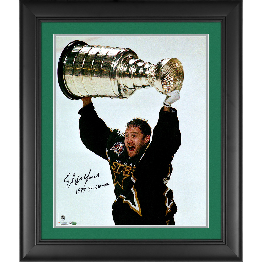 Ed Belfour Dallas Stars Framed Autographed 16