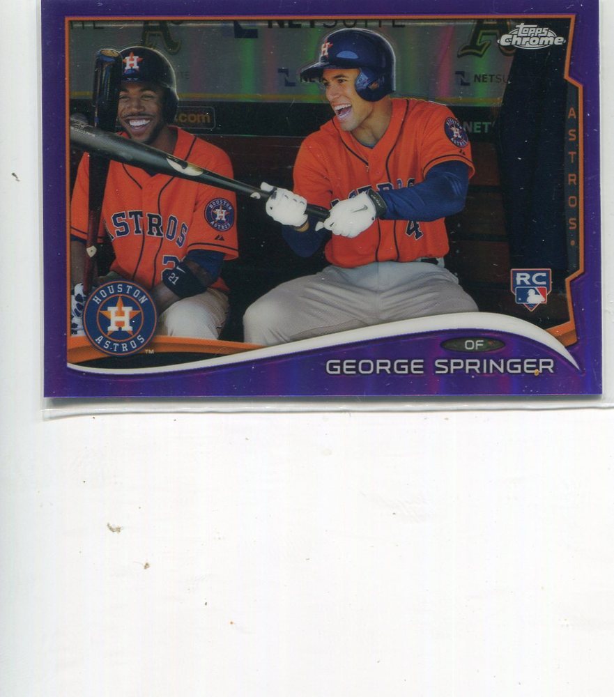 2014 Topps Chrome Purple Refractors #138 George Springer