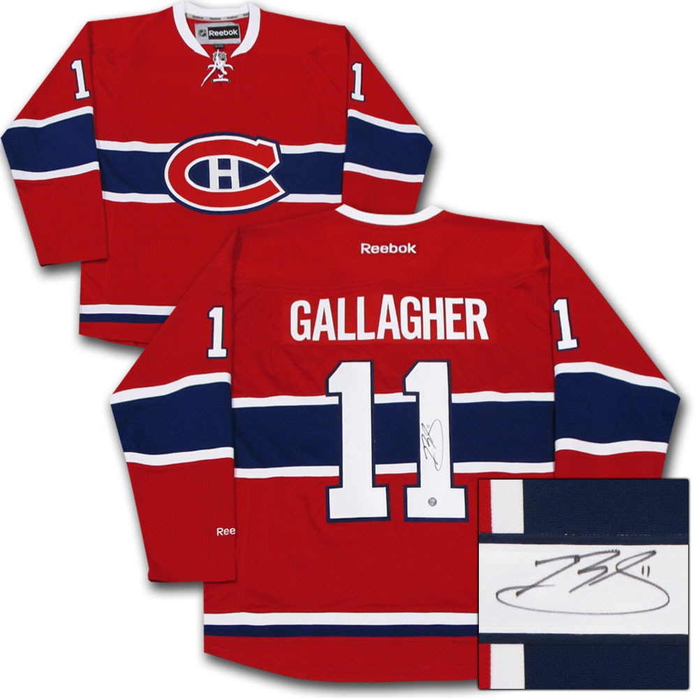 Brendan Gallagher Autographed Montreal Canadiens Jersey