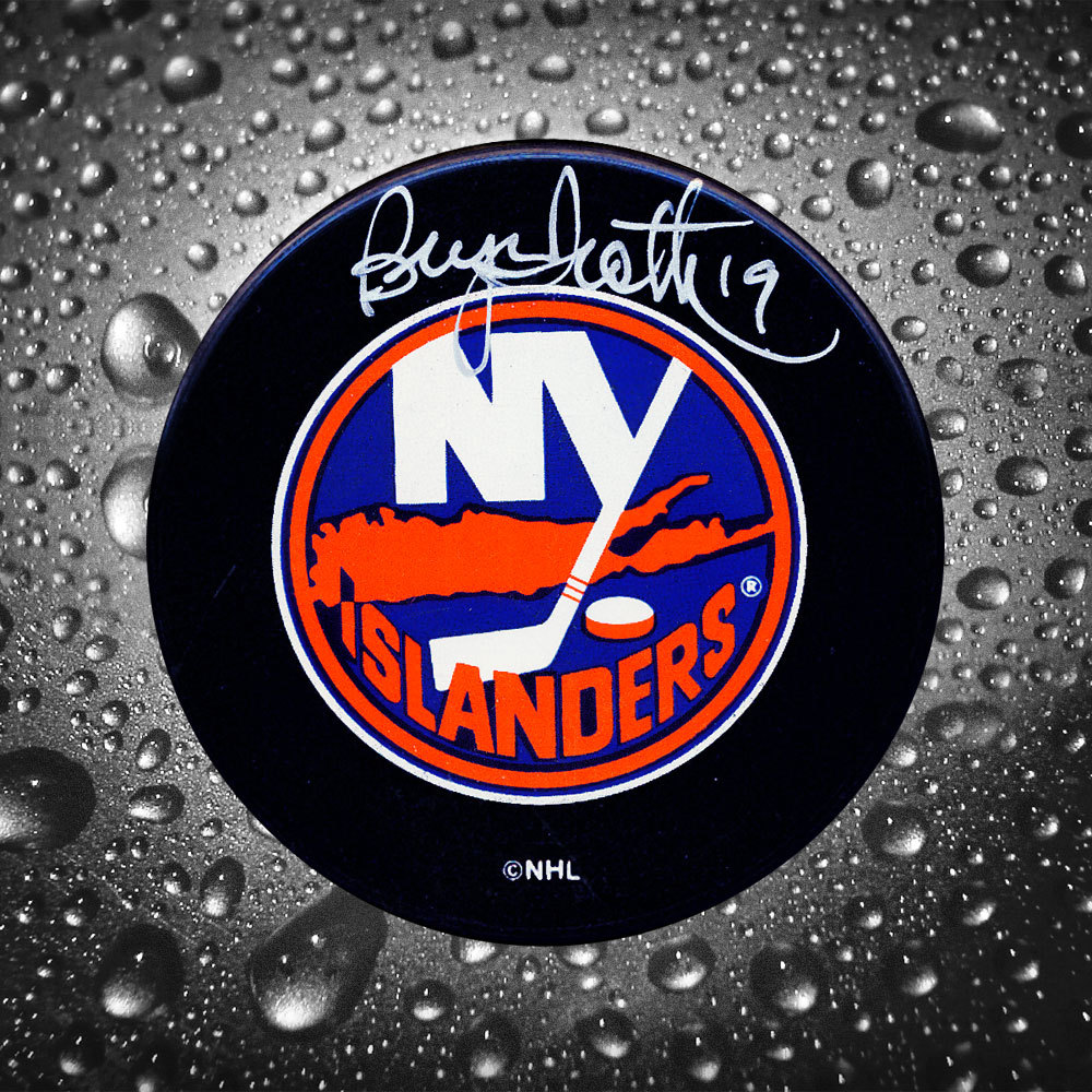 Bryan Trottier New York Islanders Autographed Puck