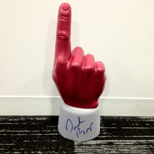 SIGNED Daniel Bryan Ultimate Fan Hand