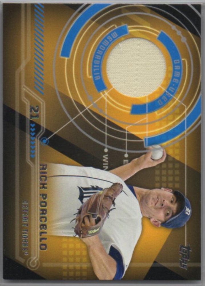 2014 Topps Trajectory Relics #TRRP Rick Porcello