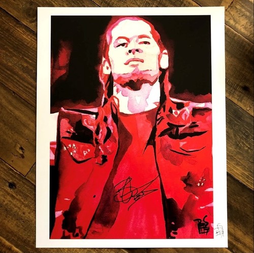Baron Corbin SIGNED 11 x 14 Rob Schamberger Print
