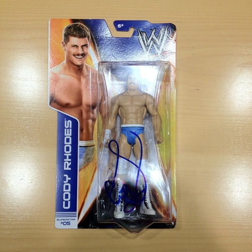 SIGNED Cody Rhodes Superstar #5 Action Figure