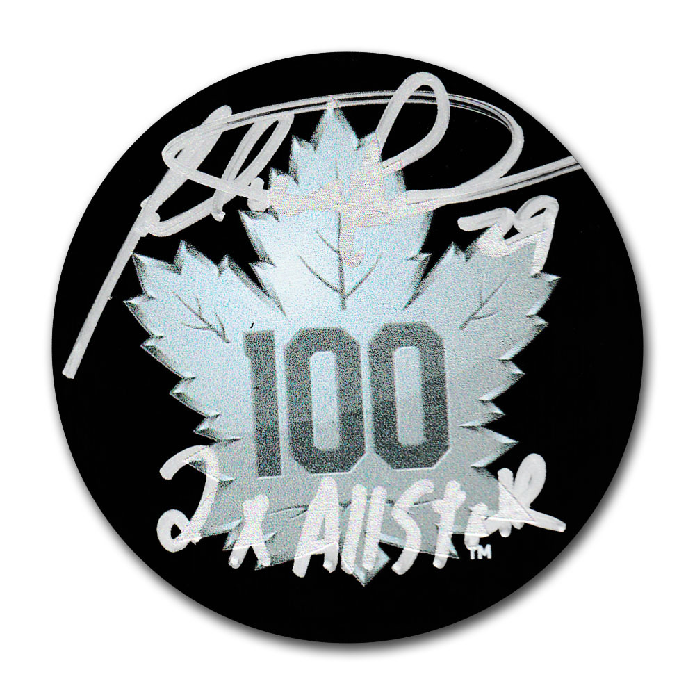 Felix Potvin Autographed Toronto Maple Leafs Centennial Season Puck w/2X ALLSTAR Inscription