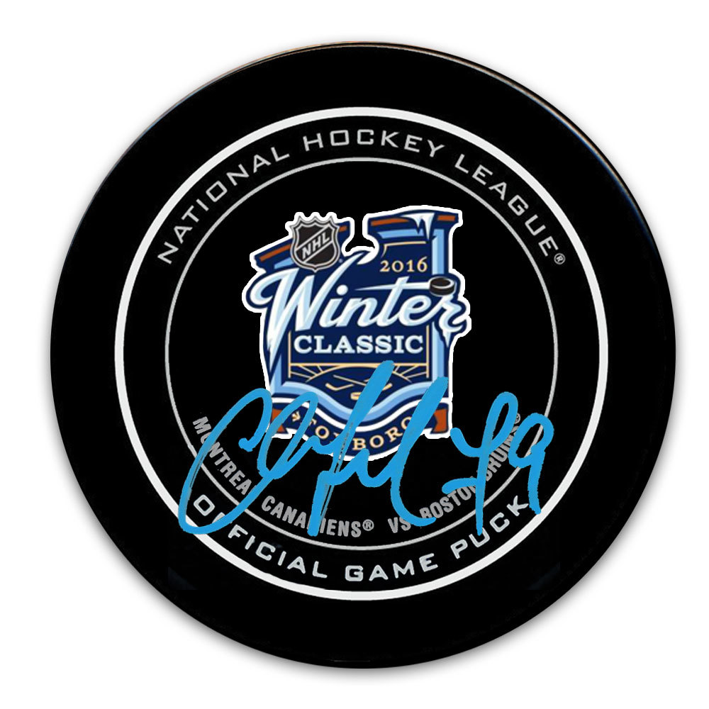 Andrei Markov 2016 Winter Classic Autographed Official Game Puck