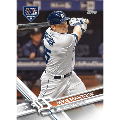 Autographs for a Cause: Mikie Mahtook Autographed Limited Edition 2017 Topps Detroit Tigers Baseball Card