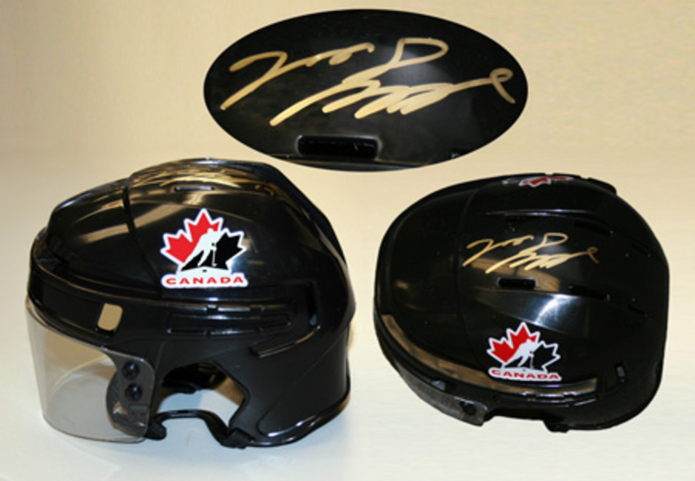 Jason Spezza Signed Mini Helmet Team Canada 5