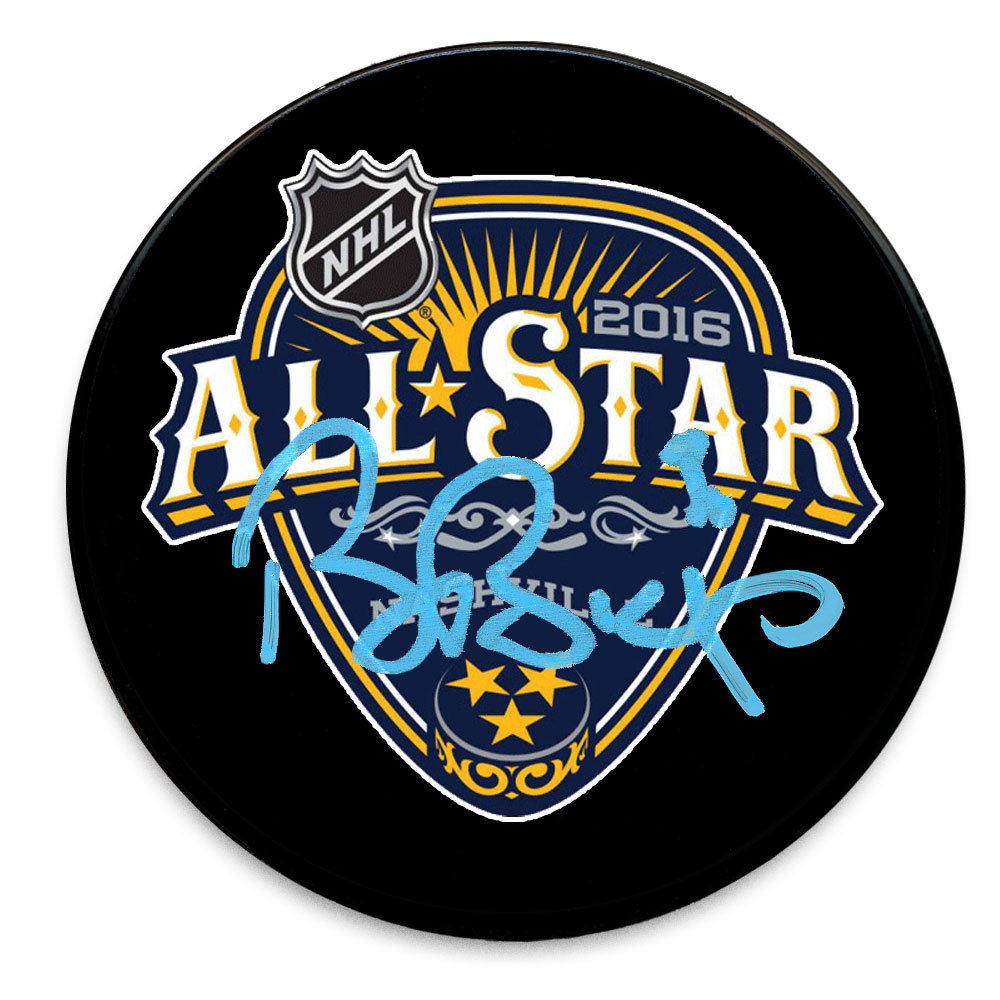 Ben Bishop 2016 NHL All-Star Autographed Puck Tampa Bay Lightning