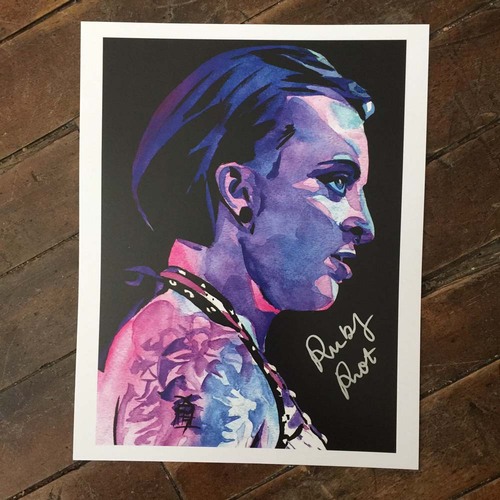 Ruby Riot SIGNED 11 x 14 Rob Schamberger Print