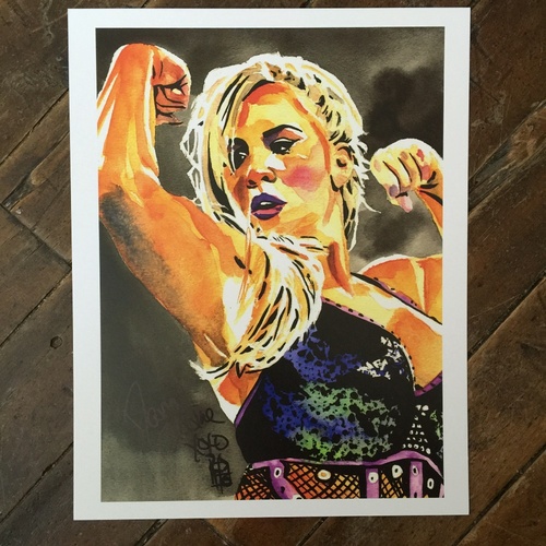 Dana Brooke SIGNED 11 x 14 Rob Schamberger Print