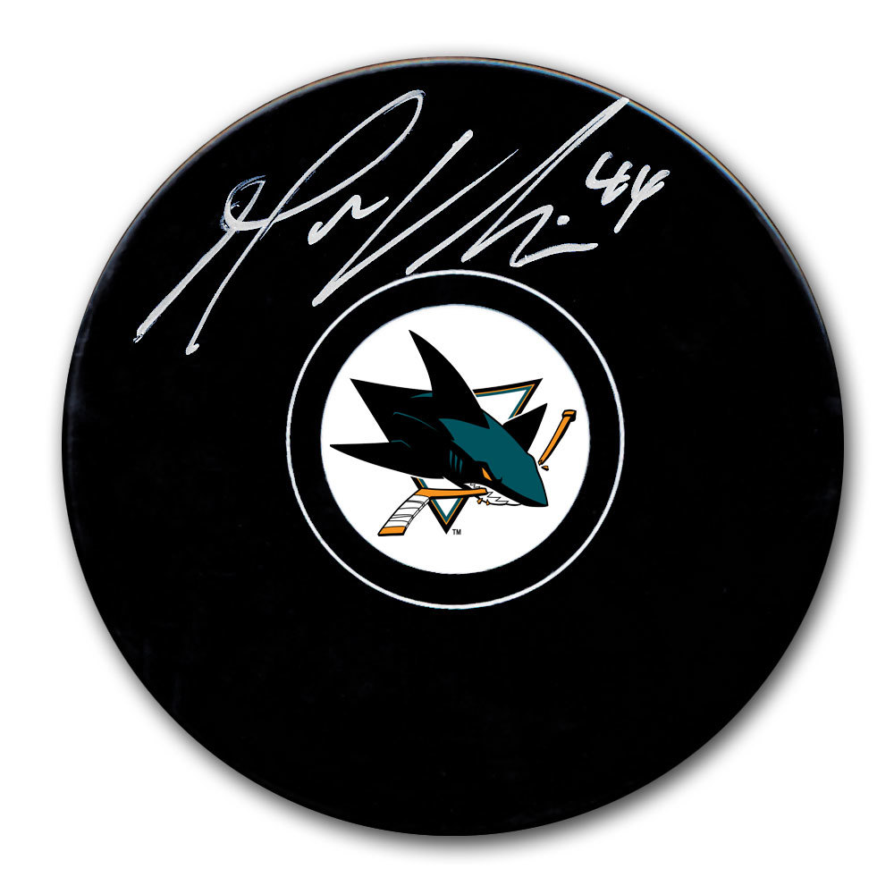 Marc-Edouard Vlasic San Jose Sharks Autographed Puck
