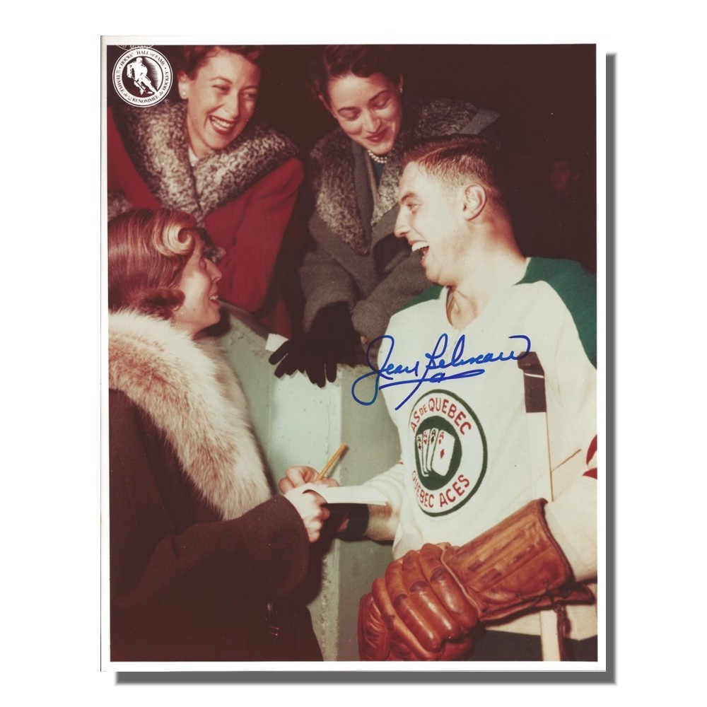 Jean Beliveau (deceased) Autographed Montreal Canadiens 8x10 Photo