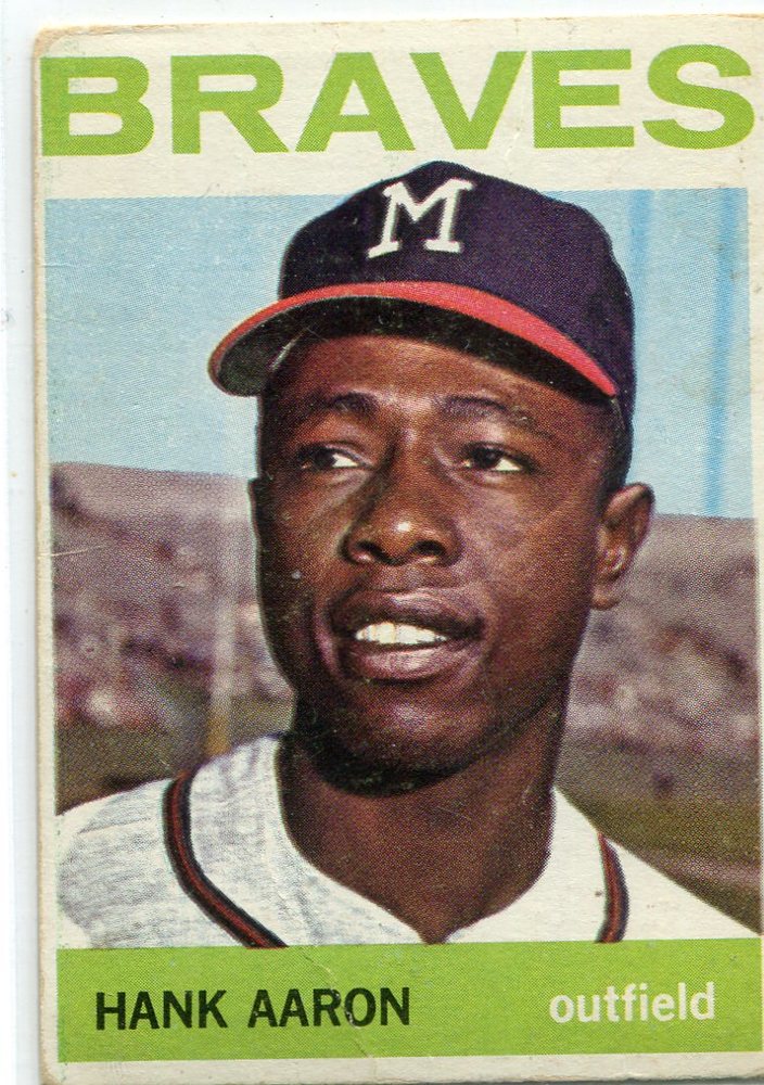 1964 Topps #300 Hank Aaron-- Hall of Famer