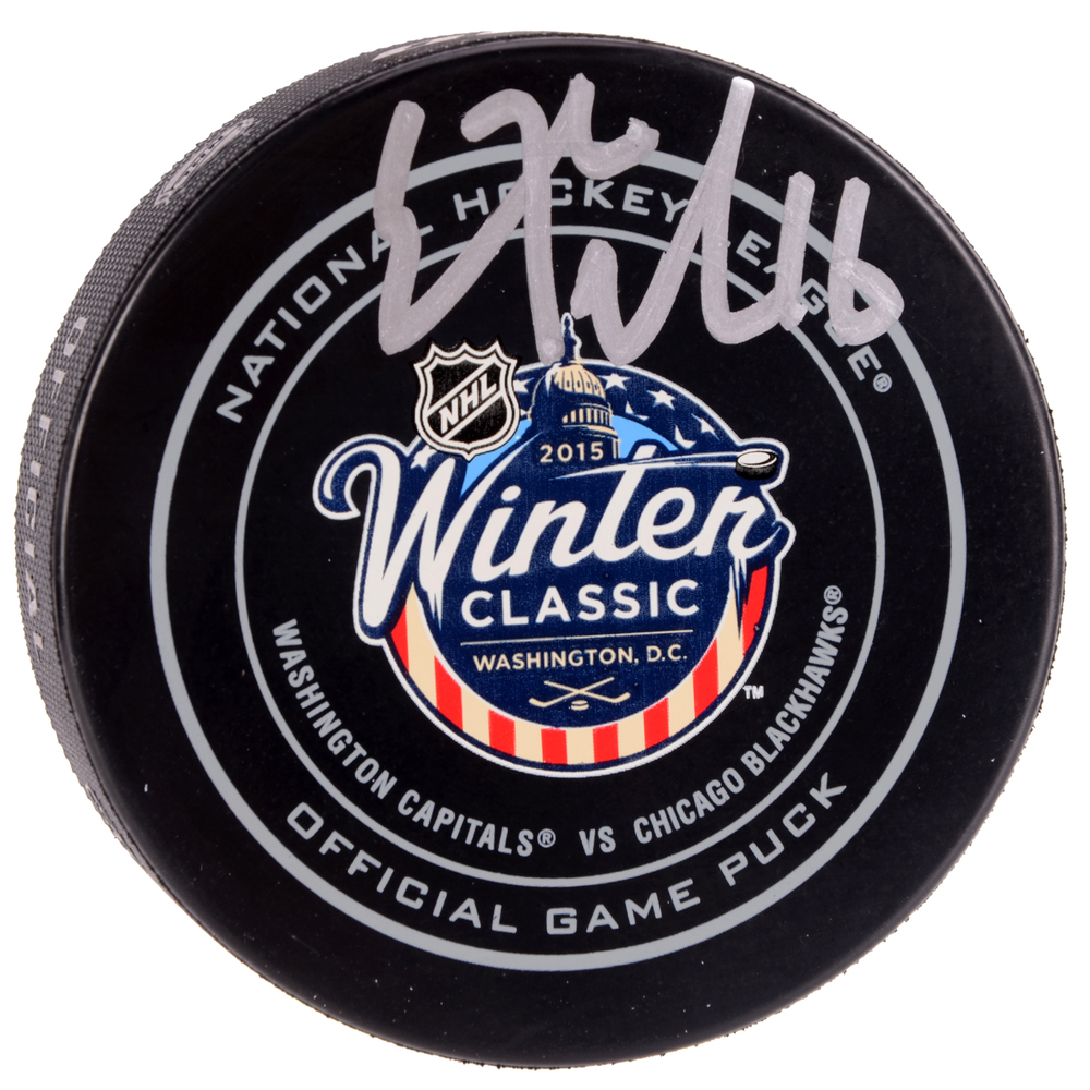 Eric Fehr Washington Capitals Autographed 2015 Winter Classic Official Game Puck