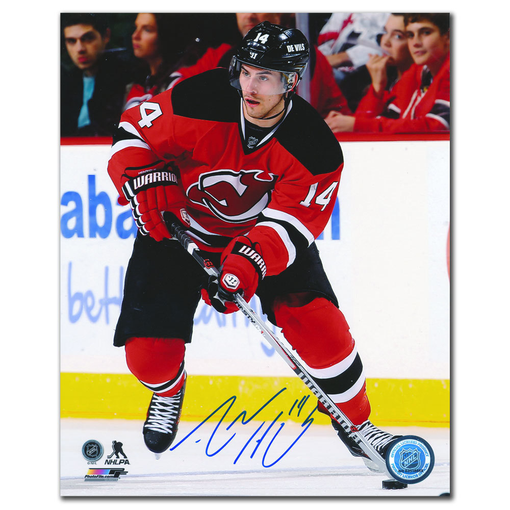 Adam Henrique New Jersey Devils Playmaker Autographed 8x10