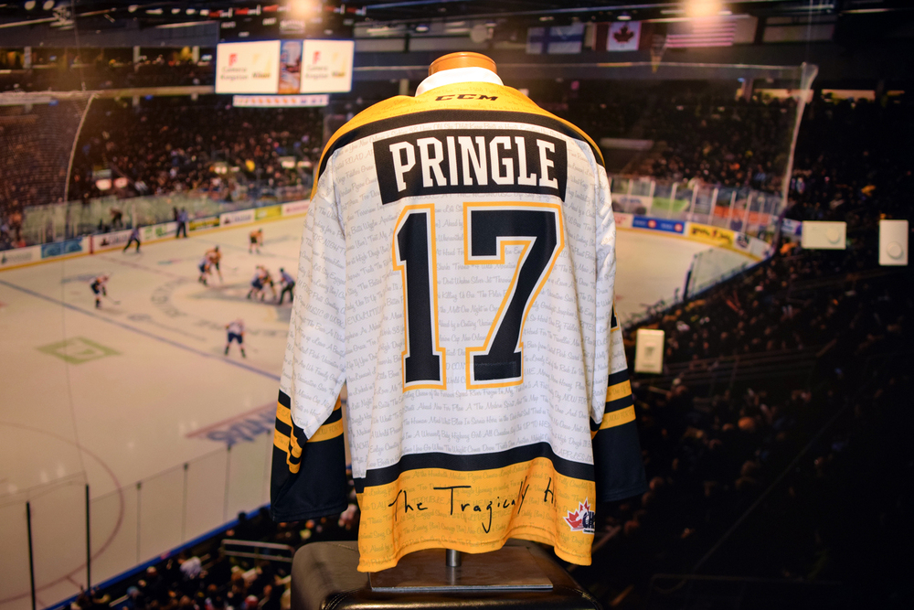 17 Justin Pringle Game Issued (Worn) Kingston Frontenacs The