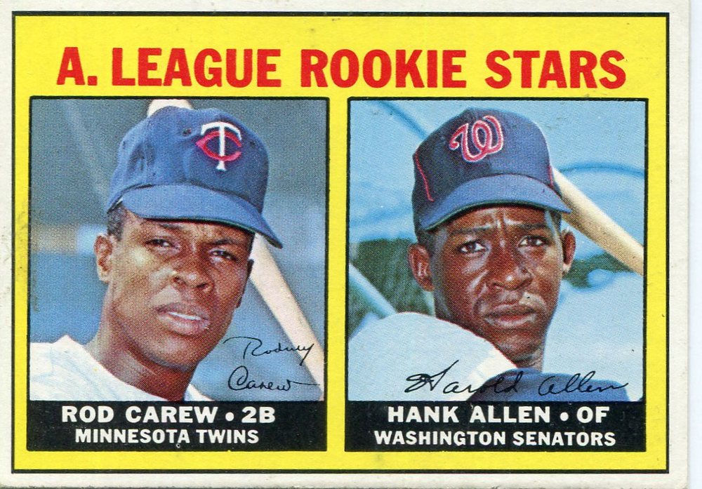 1967 Topps #569 Rookie Stars/Rod Carew Rookie Card/Hank Allen RC