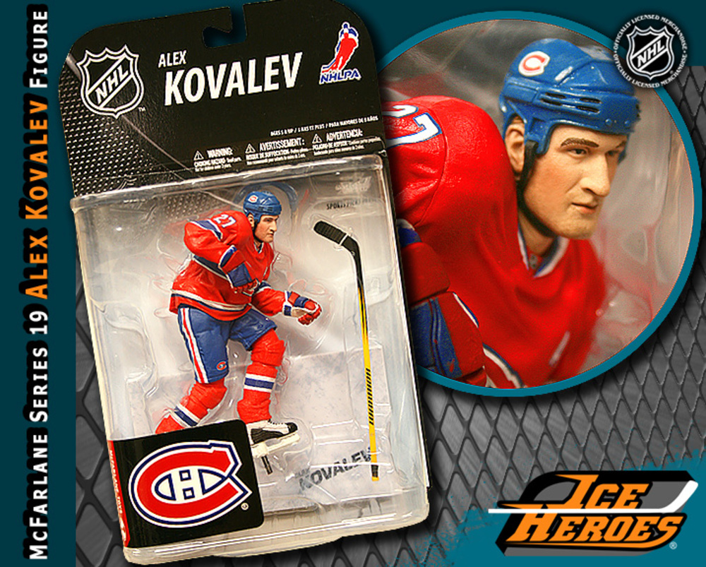 ALEX KOVALEV McFarlane Series 19 Action Figure - MIB - Montreal Canadiens