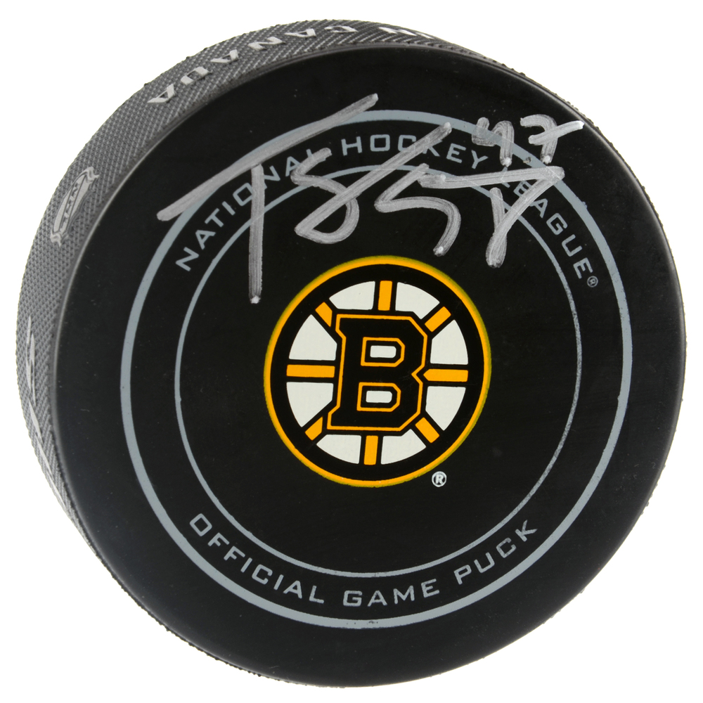 Torey Krug Boston Bruins Autographed Official Game Puck