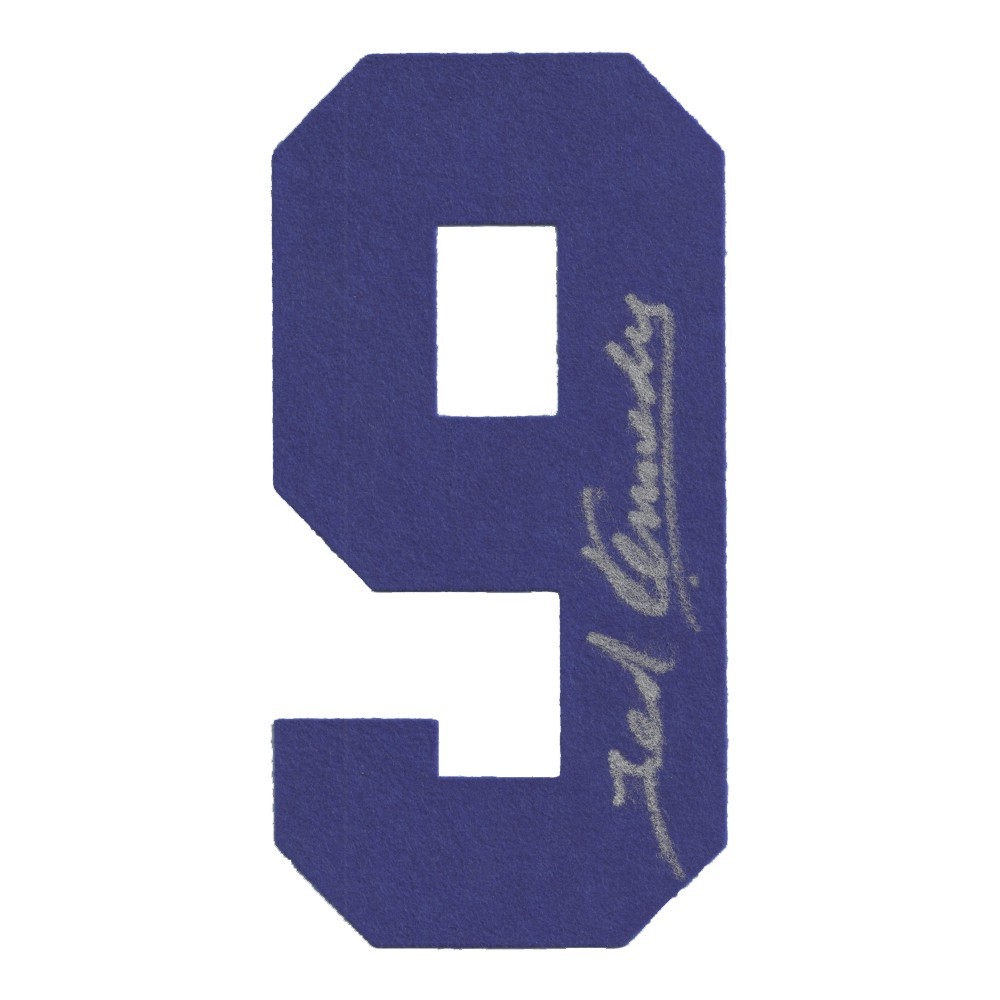 Ted Kennedy (deceased) autographed Toronto Maple Leafs Felt Sweater Number