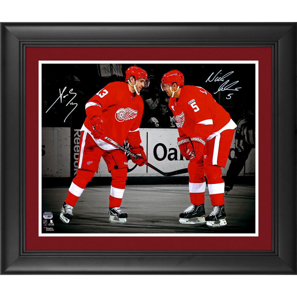 Pavel Datsyuk and Nicklas Lidstrom Detroit Red Wings Framed Autographed 16