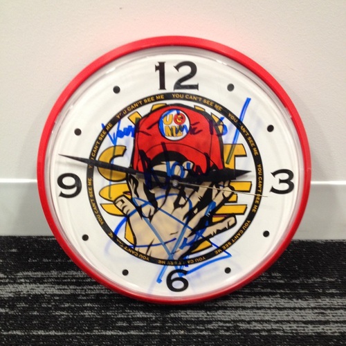 John Cena SIGNED Wall Clock