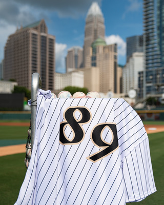 Steve Smith Sr. Autographed Charlotte Knights Jersey