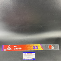 NFL - Browns Nick Chubb 2023 Pro Bowl Games Nameplate Special Edition 3 ...