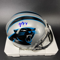 NFL - Panthers Jonathan Mingo signed mini helmet