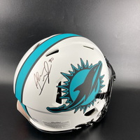 NFL - Dolphins Alec Ingold Signed Authentic Lunar Eclipse Speed Helmet