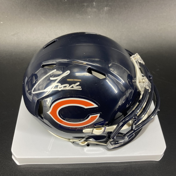 NFL - Bears Colston Loveland Signed Mini Helmet