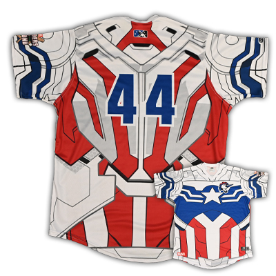 #44 Rainier Rivas Game-Worn & Autographed Marvel Captain America ...