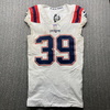 London Games - Patriots Jamycal Hasty Game Worn Jersey (10/20/2024) With London Games Patch