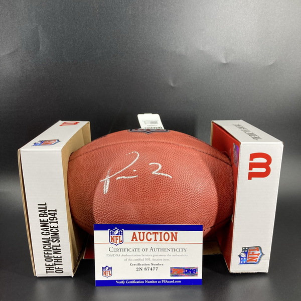 NFL - Patriots Pierre Strong Signed Authentic Football