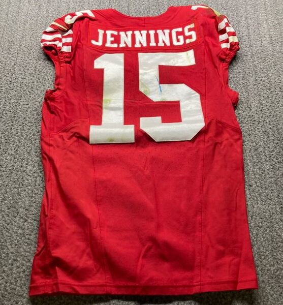 STS - 49ers Jauan Jennings Game Worn Jersey (11/09/2025) Size 40 - Rec T...