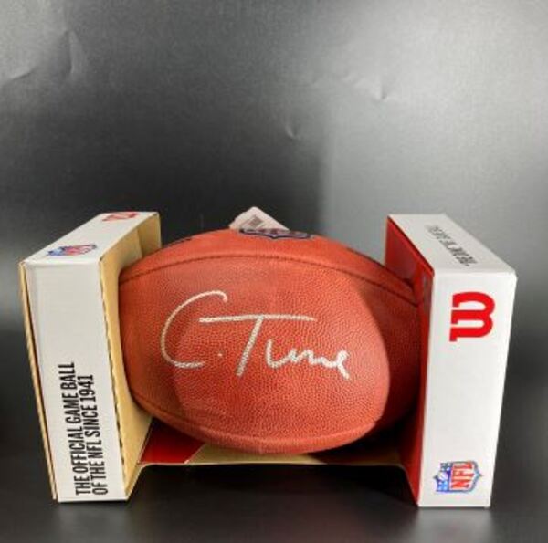 NFL - Cardinals Clayton Tune Signed Authentic Football