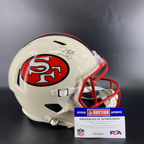 NFL - 49ers Kaelon Black Signed Retro Replica Helmet
