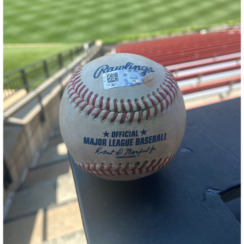 Cardinals Authentics: Game Used Baseball Pitched by Bailey Ober to Yadier Molina *Single*