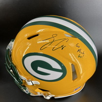 NFL - Packers Sean Clifford Signed Authentic Speed Helmet