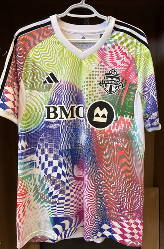 #78 Malik Henry Signed Toronto FC Pride Themed Warmup Jersey (Sz S)