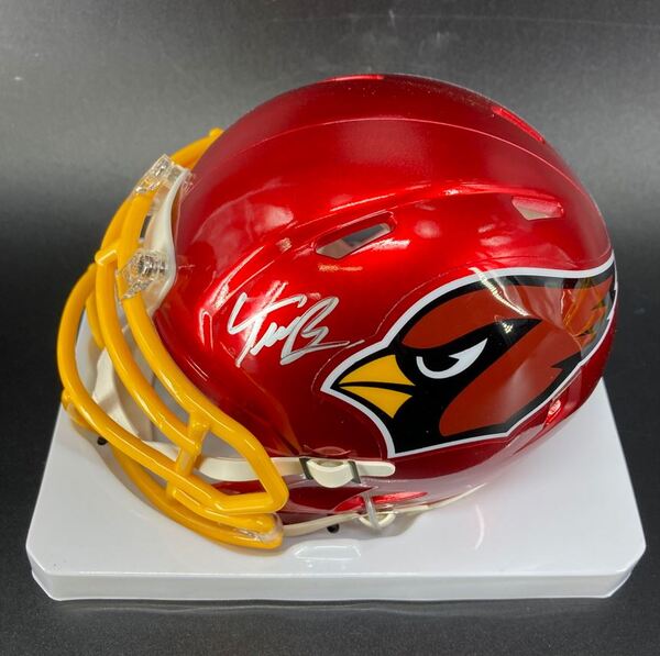 NFL - Cardinals Tre McBride Signed Flash Mini Helmet