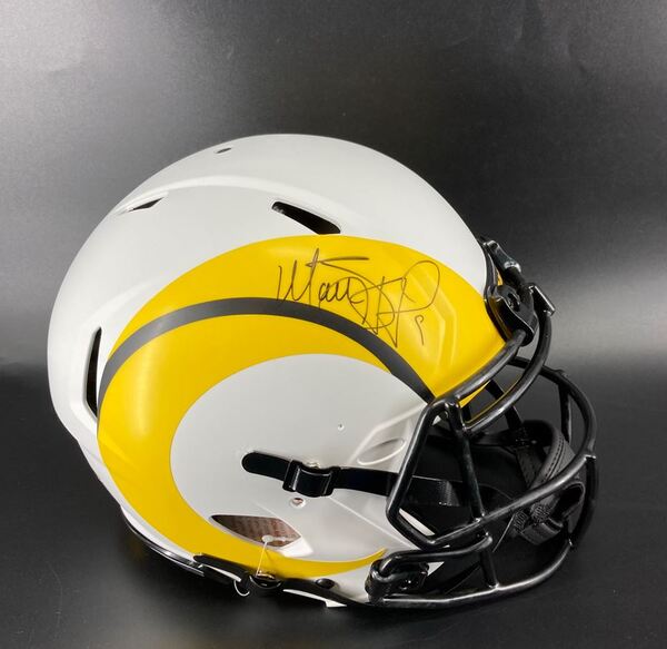 Rams - Matthew Stafford Signed Authentic Lunar Eclipse Speed Helmet